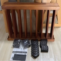 値下げ！タンスのゲン 木製 ベビーサークルの画像