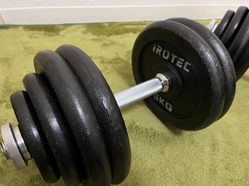 ダンベル30kg×2 60kgスポーツ フィットネス、トレーニング