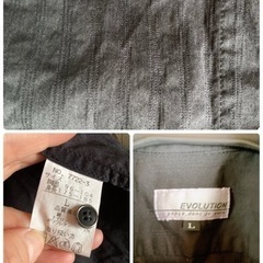 【値下げ✨】👔EVOLUTION メンズシャツ(襟ワイヤー入り)👔の画像