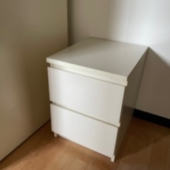  IKEA MALM マルム チェスト 引き出し2段