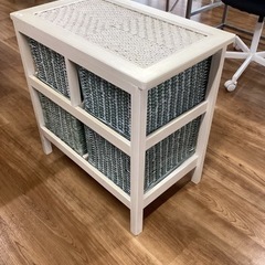 ラタンチェスト【町田市再生家具】240232の画像