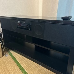 スピーカー内蔵　テレビ台　リモコン付