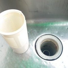 【中古】2槽シンク　W1500サイズ　業務用シンク　厨房機器　厨房　飲食店の画像