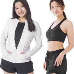 【新品・未使用】スポーツウェア サラッと軽い 日焼け対策 UVカ...