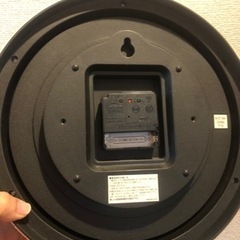 壁掛け電波時計　レトロ風　の画像