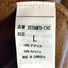 AZUL カーディガン  メンズ　Lの画像