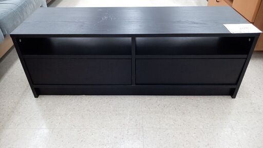 ★ジモティ割あり★  テレビ台 黒 H42×D39×W120 クリーニング済み TJ5443