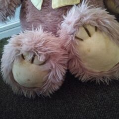 ピンクのクマのぬいぐるみ、売ります。の画像