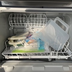 【新品未使用】 パナソニック食洗機　NP-TSP1-W WHITE 5年保証付き 2023年製の画像