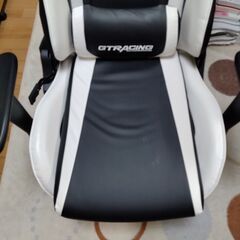 ゲーミングチェア　GTレーシング　ホワイト　美品　　