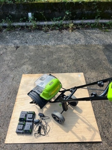 取引中です。充電式　コードレス　ハイパワー耕運機