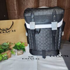 【未使用品】COACH リュック バックパック シグネチャー C7673