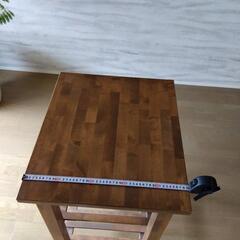 木製テーブル IKEAの画像