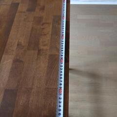 木製テーブル IKEAの画像