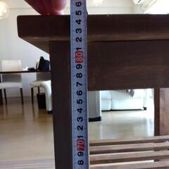 木製テーブル IKEAの画像