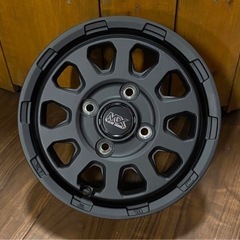 12インチ★新品アルミホイール４本★マットブラック★軽トラ★軽バン