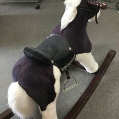 ぬいぐるみ木馬　昭和レトロの画像