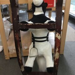 ぬいぐるみ木馬　昭和レトロの画像