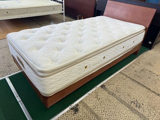 【愛品館八千代店】シモンズ　シングルベッド　ビューティーレストプレミアム　ゴールデンバリューピロートップ