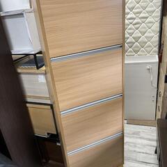★値下げしました❗【ベルーナ】シューズラック　薄型フラップシュー...