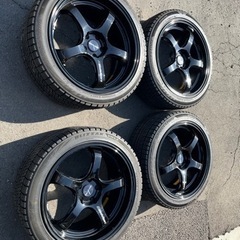 再値下げ！wedsSport製ホイール　ブリヂストンスタッドレス...