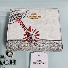 [未使用品] COACH/コーチ ディズニー２つ折財布 C7433