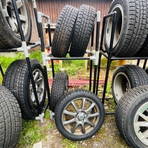 【梅雨特価！】DUFACT【4本セット】 タイヤホイール　アルミ　15インチ　4穴　スタッドレス