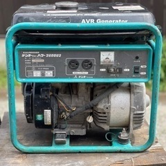 【セール中】デンヨー発電機　2600U2  2.2kVA 作動品
