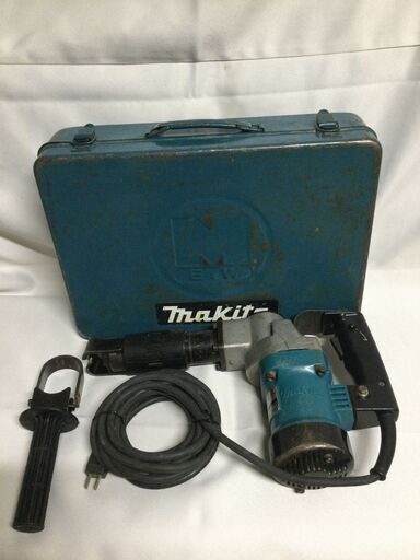 【北見市発】マキタ MAKITA 電動ハンマ HM0810 青 電動工具 ケース付き 電動ハンマー (D5646shtY)