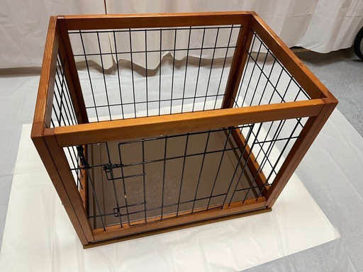 ⚫️GW半額セール⚫️ ペット用品 小型犬用木製枠ケージ   割引有り