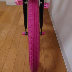 美品 [18インチ 子供用自転車] 補助輪付属の画像
