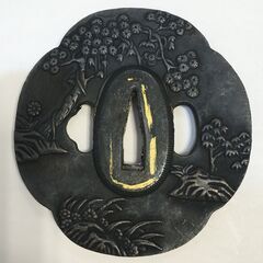 鍔 模造刀 日本刀 約148g コスプレ 小物の画像