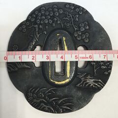 鍔 模造刀 日本刀 約148g コスプレ 小物の画像