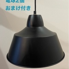 ニトリ　ペンダントライト　電球2個付き
