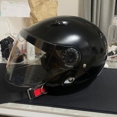 原付に3点セット ヘルメットほぼ新品