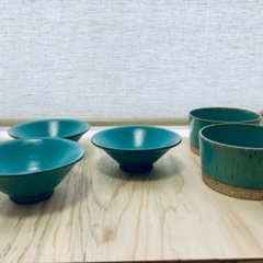 洋食器set【青い食器】の画像