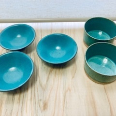 洋食器set【青い食器】の画像