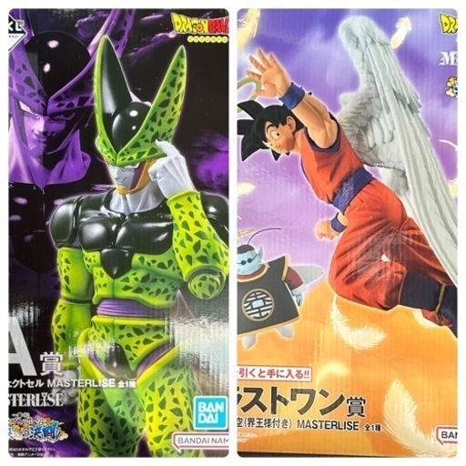 【新品未開封】ドラゴンボール 一番くじ フィギュア A賞 セル・ラストワン賞 悟空&界王様