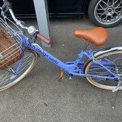 (取引中)自転車24インチ　6段切替