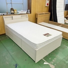 🌟激安‼️ニトリセミダブルベットマットレス付き🌟R165