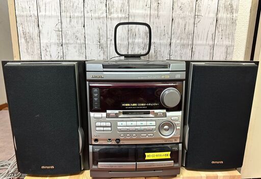 aiwa　アイワ　XR-H3MD　MD/CDステレオシステム