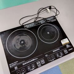 アイリスオーヤマ　IHクッキングヒーター 2口　2015年製　E...