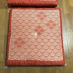 座布団５枚　昭和レトロの画像