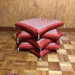 座布団５枚　昭和レトロ