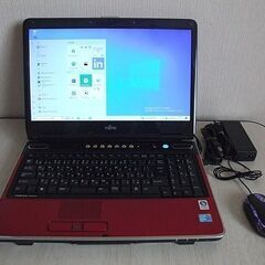 高速SSD120GB搭載　Fujitsu FMV-BIBLO N...