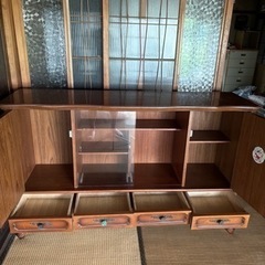 リビングボード　レトロ昭和　の画像