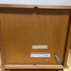 カントリー調オルゴール付きBOX (ドール用洋服タンスにも) の画像