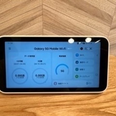 Galaxy 5G Mobile Wi-Fi SCR01 ホワイ...