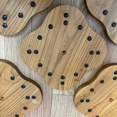 木製手作り時計盤の画像