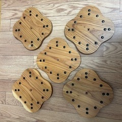 木製手作り時計盤の画像